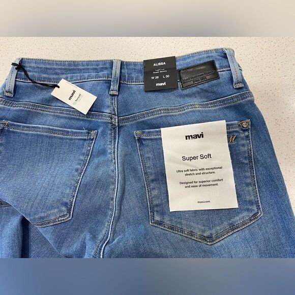 Mavi Alissa High Rise Super Skinny Stretch Jeans 26x30 NWT - Picture 5 of 12